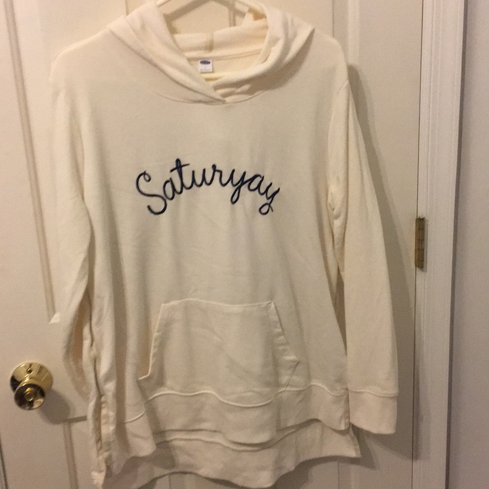 Saturyay women’s graphic hoodie.